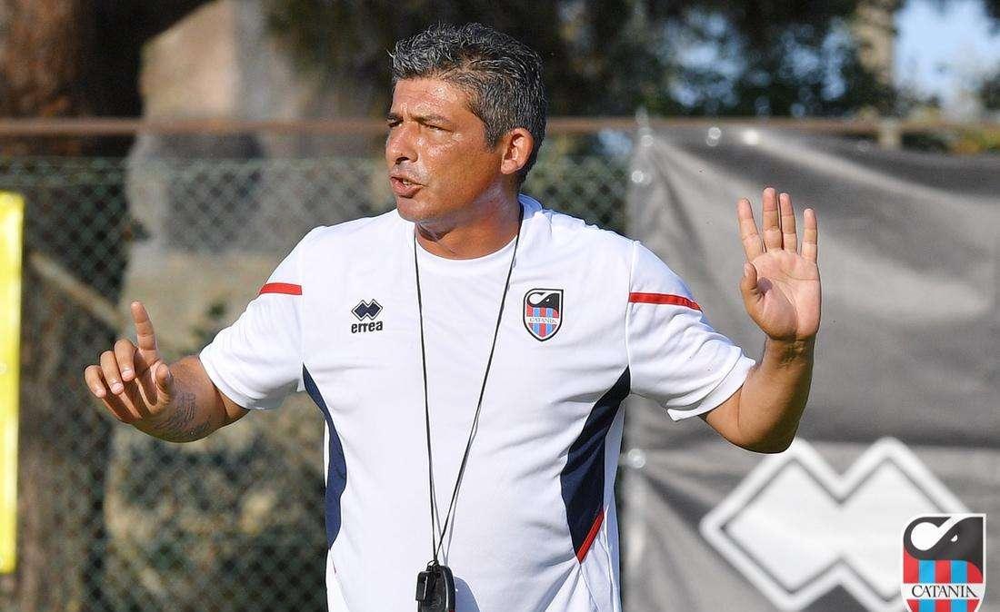 Catania, mister Tabbiani: «Abbiamo fatto poco per vincere e abbiamo sbagliato tanto»