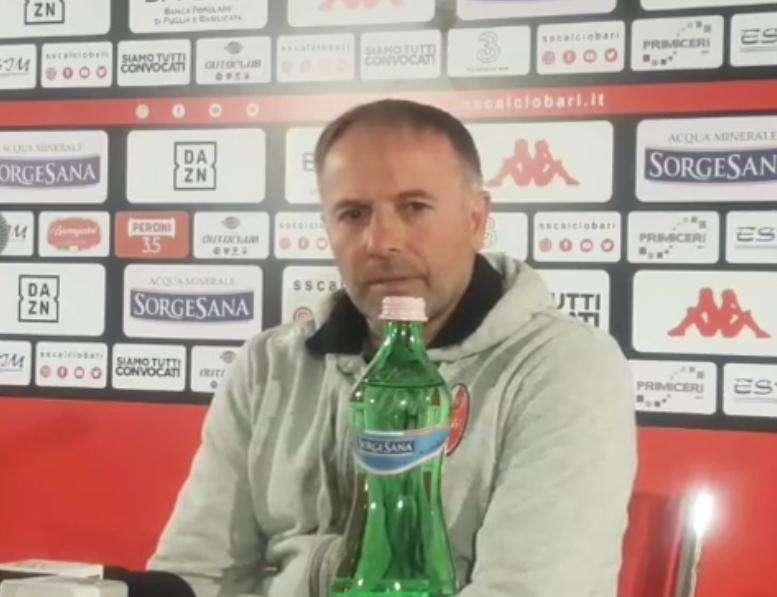Bari, Cornacchini: "Con la Palmese servirà pazienza. Io sempre schietto e sincero con i giocatori"