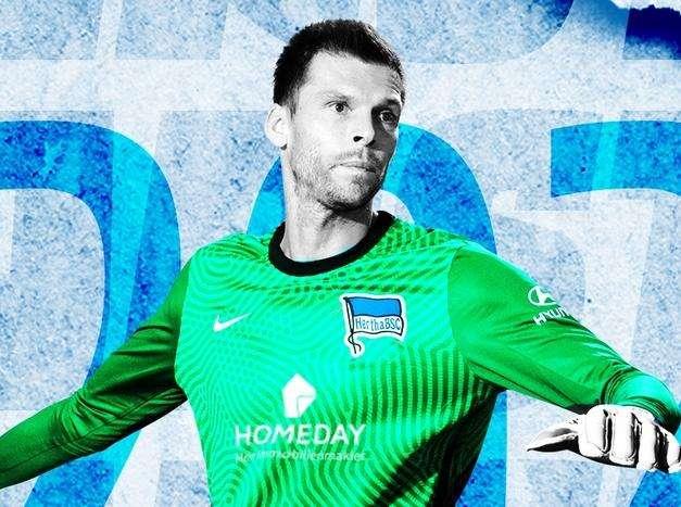 UFFICIALE: Herta Berlino, rinnovato il contratto del portiere Jarstein