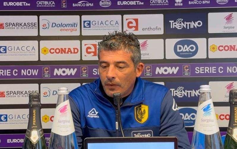 Trento, Tabbiani: «Non dobbiamo subire gol e trovarci a recuperare»