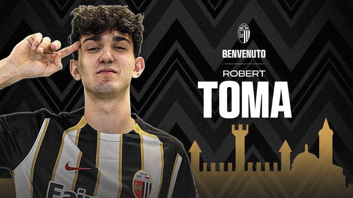Il talento nascosto dell'Ascoli: club europei in fila per Robert Toma
