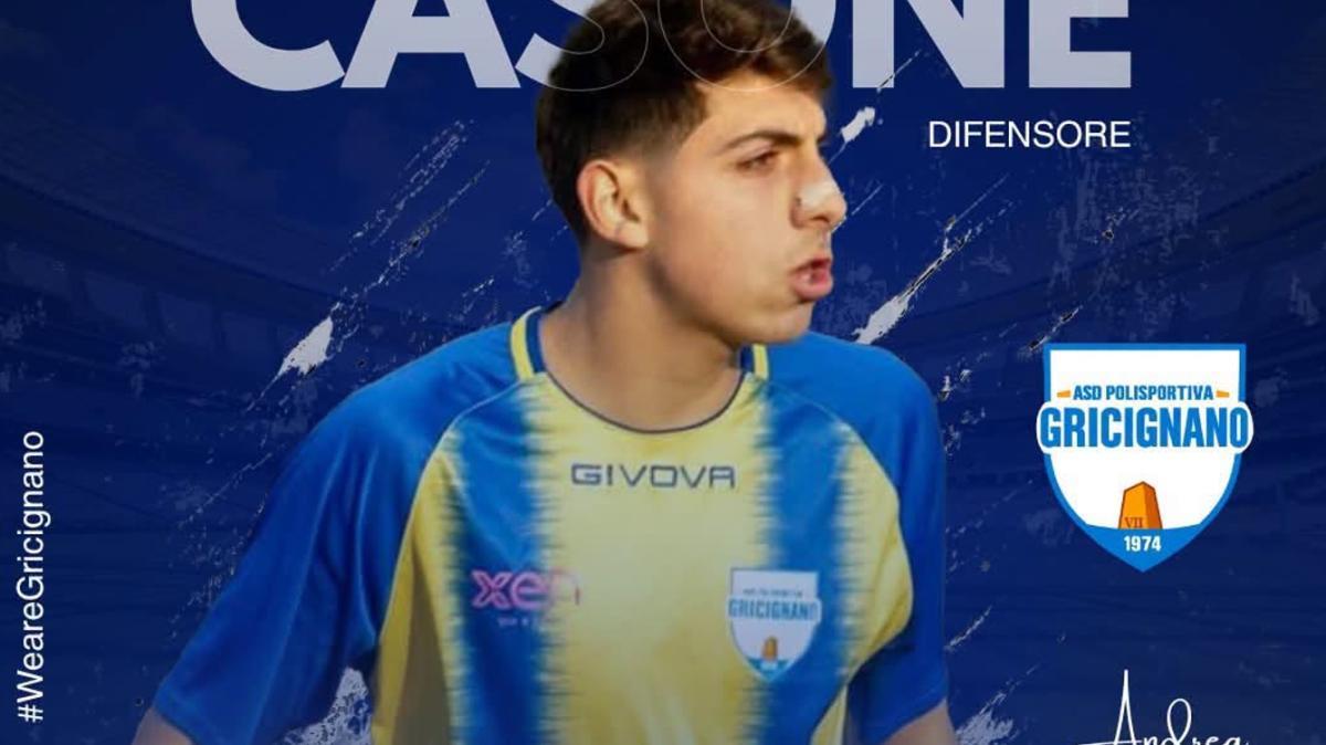 Gricignano, il giovane difensore Casone resta in biancazzurro