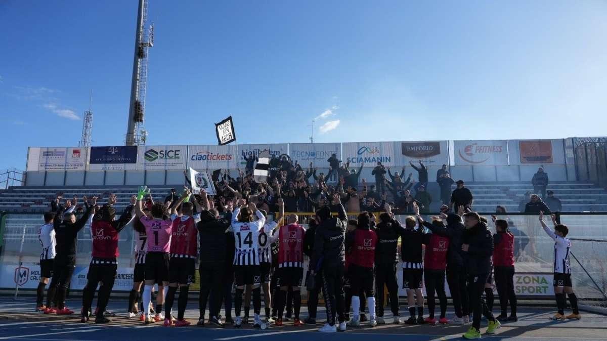 Il Nola fa lo show in Puglia: battuto il Molfetta 3-0