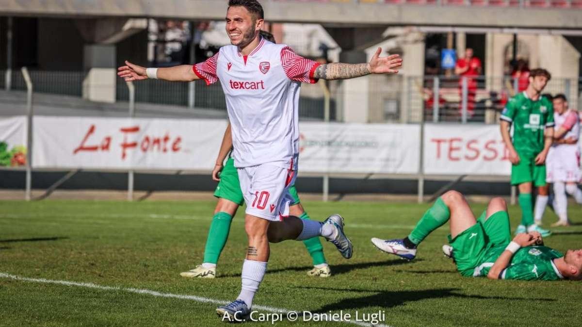 Carpi, è fatta per il rinnovo dell'attaccante Saporetti