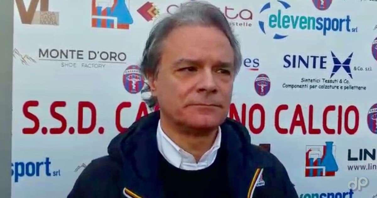 Casarano, il pres. Maci: «Rispetto a un mese fa abbiamo dimezzato il distacco dal primo posto»