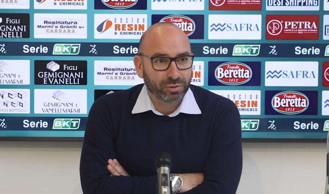 Carrarese, Pasciuti: «Squadra costruita per difendere la Serie B»