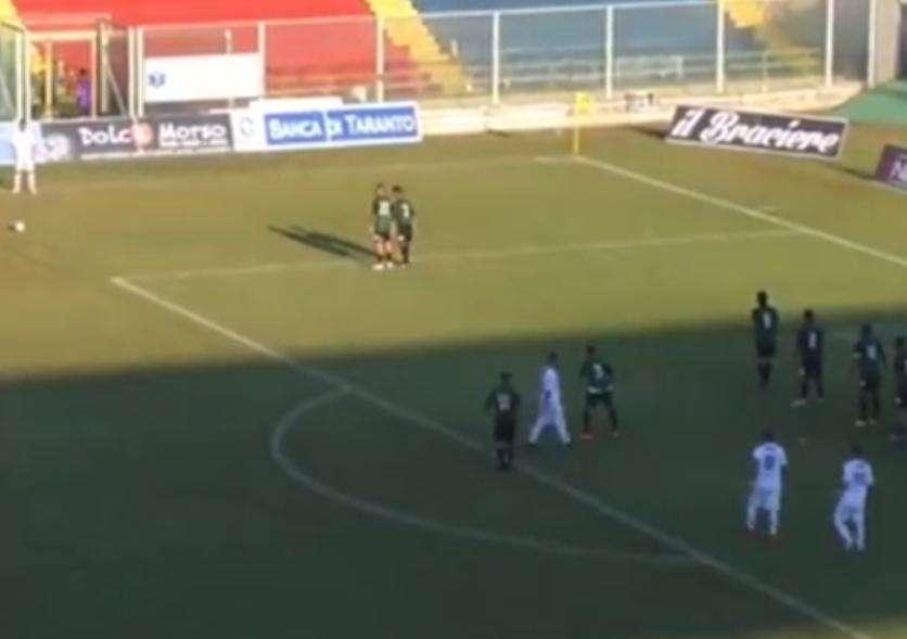 Taranto-Bitonto 1-1, il Video del match