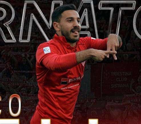 UFFICIALE: Triestina, c'è il ritorno di Mirco Petrella
