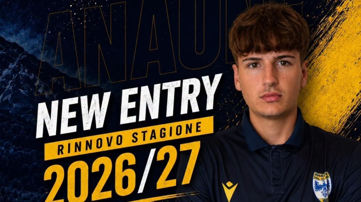 FC Anaune Val di Non, ecco il nuovo attaccante Federico Mancini