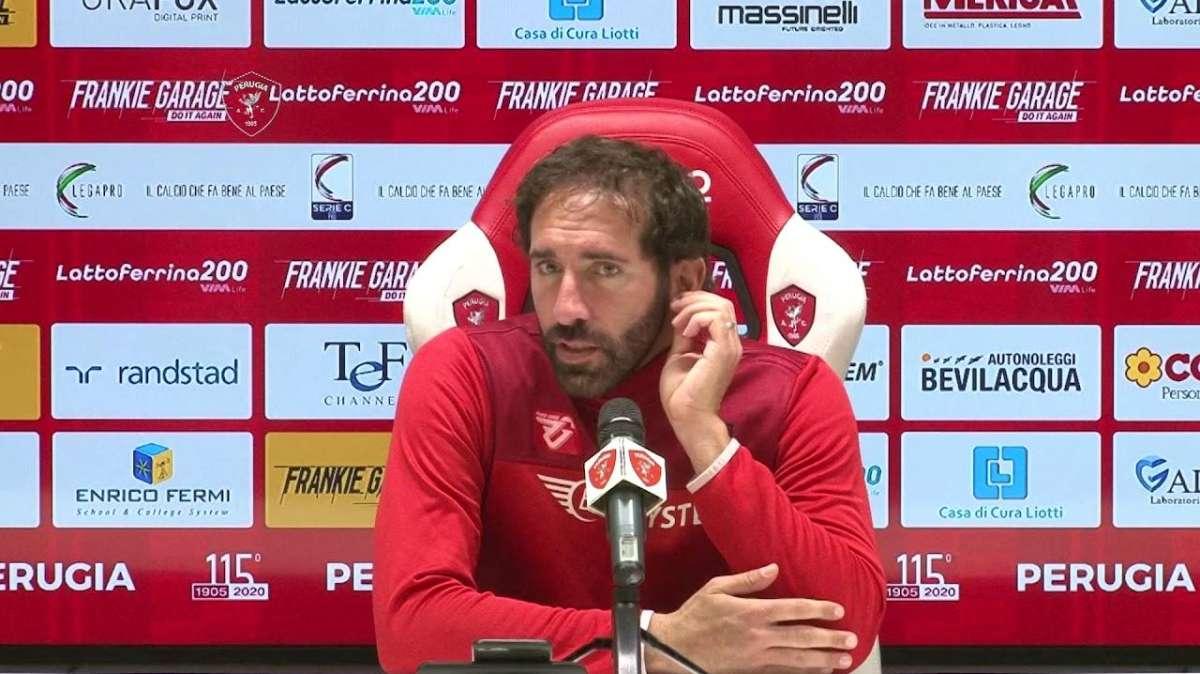 Perugia, il dg Comotto: «Mister Caserta resterà con noi»