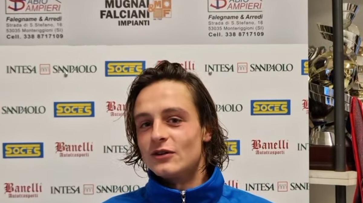 Corsa a tre per l’esterno classe 2002 Brando Bencini