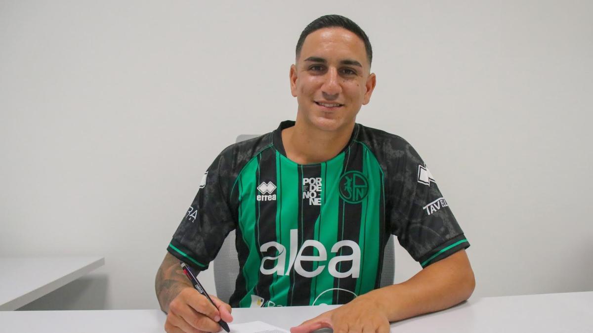 Il Pordenone rinforza l'attacco: arriva l'argentino Braian Crivaro