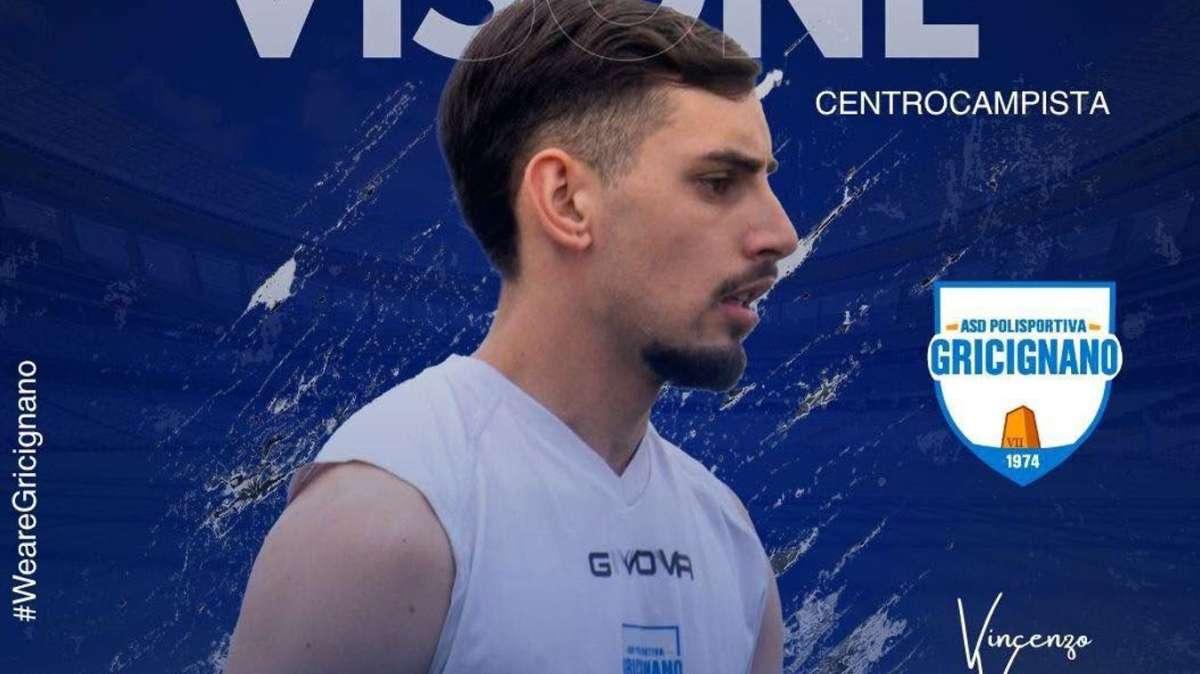 Visone resta a Gricignano: il centrocampista rinnova per un'altra stagione
