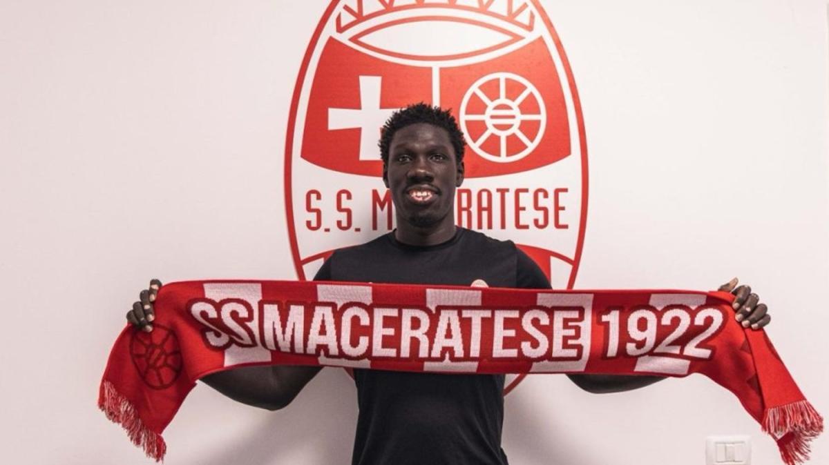 Maceratese, ecco Alioune Mbaye: un mancino di 194 centimetri per la mediana biancorossa