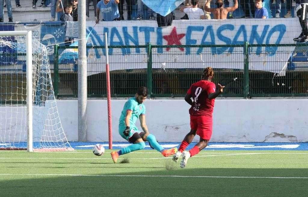 Brutta sconfitta casalinga per il Fasano che cede 2-0 alla Palmese.