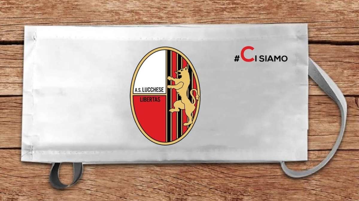 Lucchese, in vendita le mascherine del club rossonero