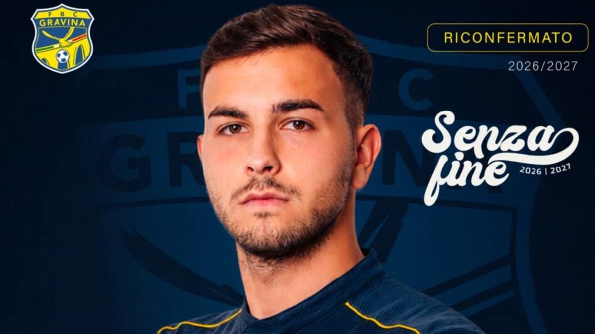 Il Gravina conferma Dachille: rinnovo per il difensore mancino classe 2005