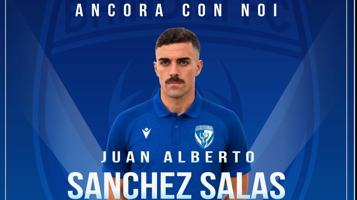 Il Brindisi blinda il suo leader: conferma per Juanito Sánchez Salas