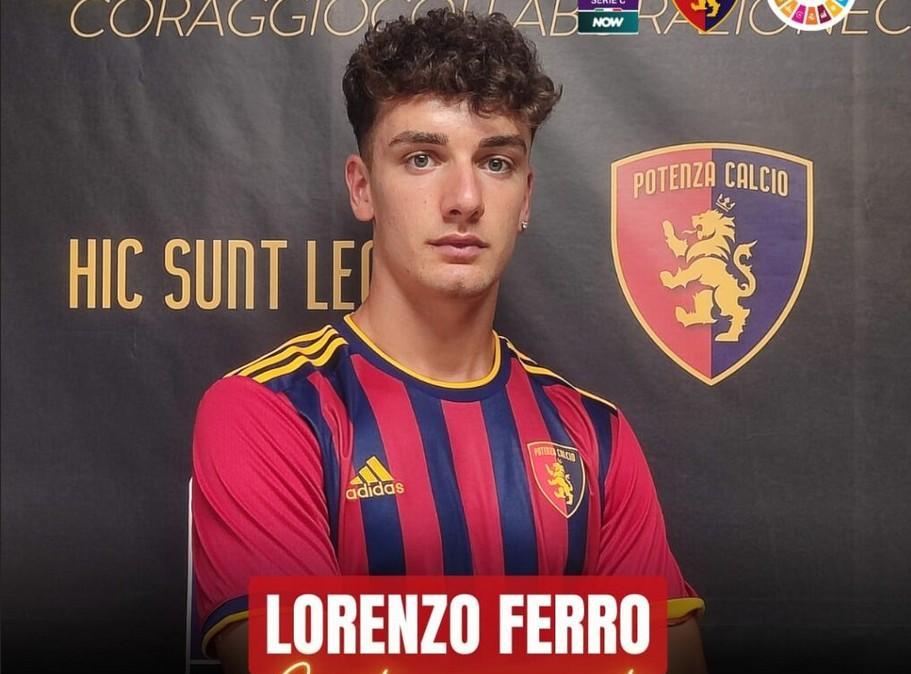 Potenza, ufficiale: separazione consensuale dal centrocampista Lorenzo Ferro