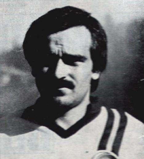 Domenico Neri con la maglia dell'Arezzo