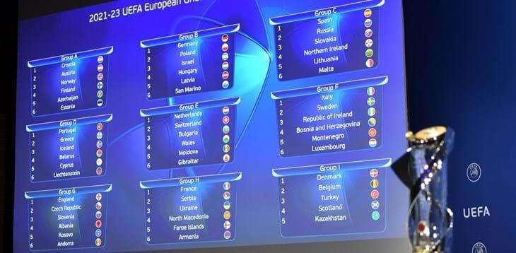 Sorteggiati i gironi di qualificazione a EURO 2023: ecco cosa ha pescato l’Italia
