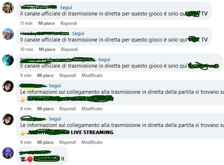 Allarme truffe online: falsi streaming delle partite di calcio di Serie D