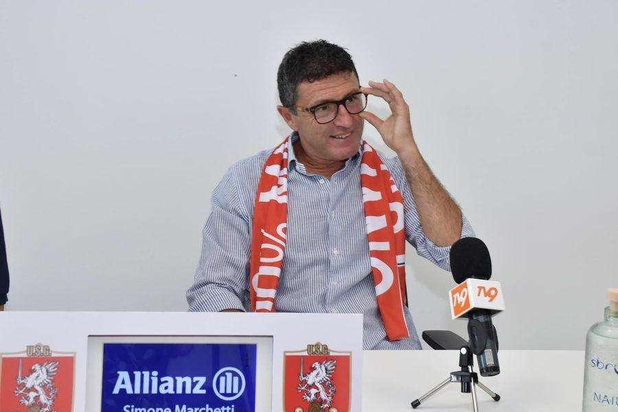 Grosseto, mister Bonuccelli: «Livorno grande squadra, ma ci sono anche Pianese e Gavorrano»