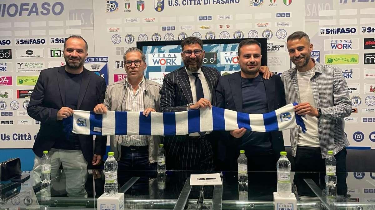 Fasano, ecco il nuovo a.d. Sardo ed il nuovo diesse Montanaro