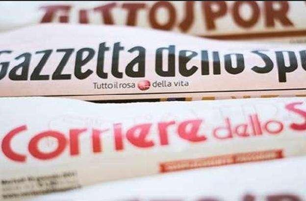 Rassegna stampa - Le prime pagine dei quotidiani sportivi in edicola oggi
