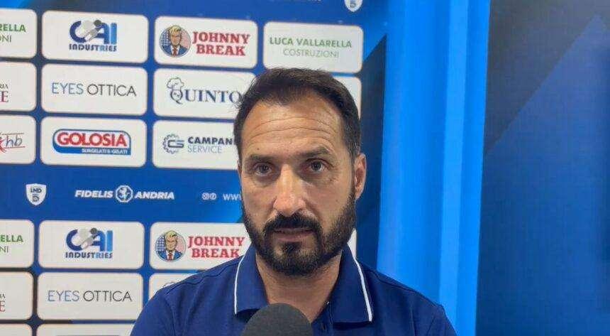 Fidelis Andria, Scaringella lancia il guanto di sfida: «Affrontiamo i più forti, ma il calcio è imprevedibile»