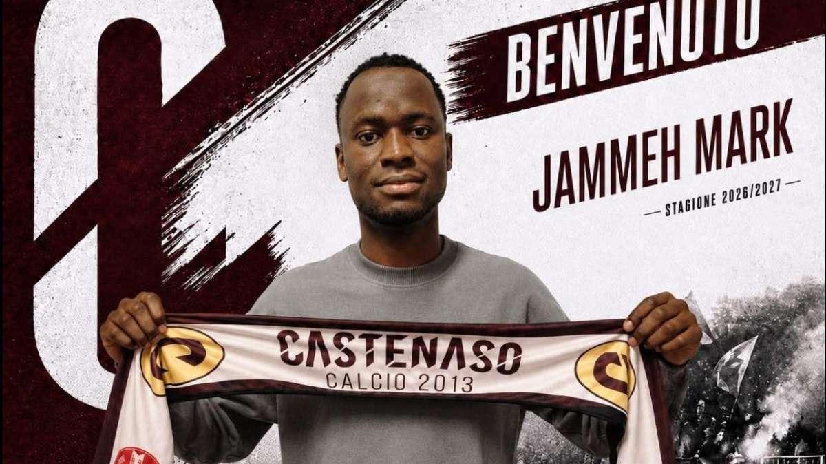 Mark Jammeh torna al Castenaso: l'attaccante gambiano di nuovo in amaranto