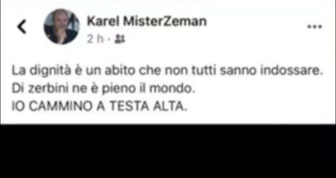Lavello, mister Zeman attacca i suoi: «La dignità non è per tutti...»
