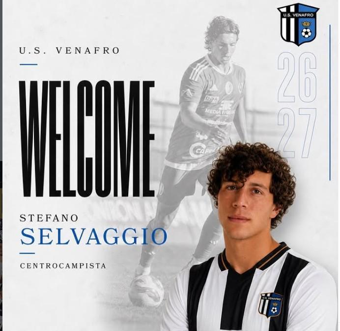 Venafro, confermata l'esclusiva: Stefano Selvaggio veste ufficialmente la maglia nerostellata