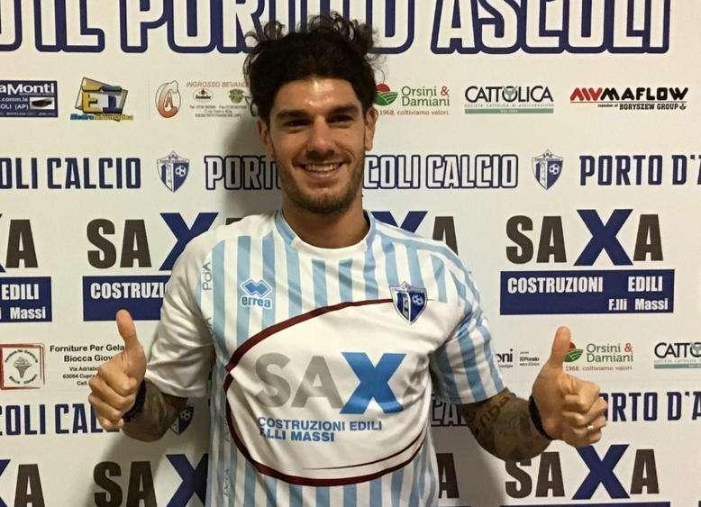 Colpo di mercato del Porto d'Ascoli: preso un centrocampista ex Serie B