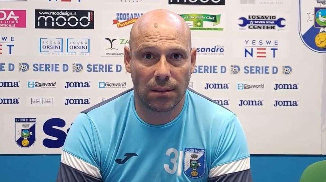 Luca Tiozzo è orgoglioso: «Il mio Fasano non molla mai»