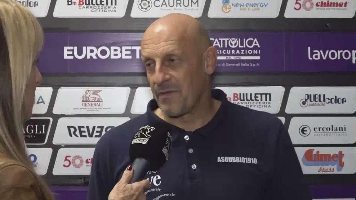 Gubbio, Di Carlo esulta dopo la Vis Pesaro: «Cuore, carattere e panchina, siamo tornati a essere noi stessi»
