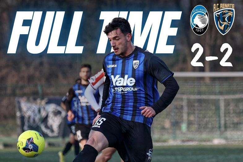L'Atalanta U23 spreca: finisce 2-2 il recupero col Renate