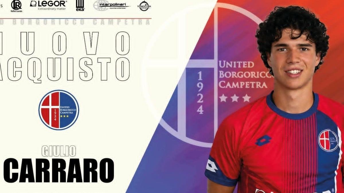 United Borgoricco Campetra, dal vivaio del Padova arriva il giovane Carraro