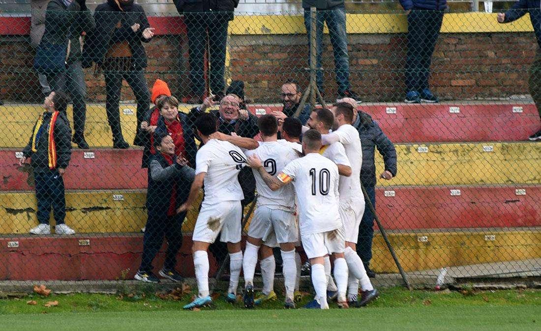 Exploit esterno della Sammaurese: 3-2 sul campo del Carpi