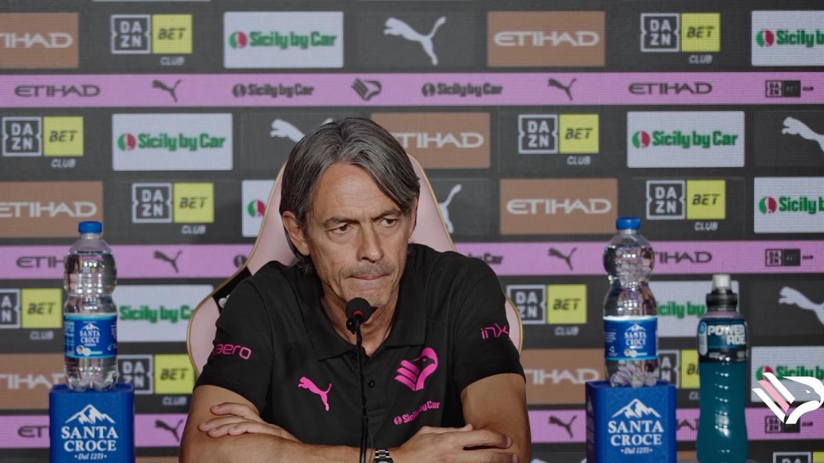 Palermo, Inzaghi: «C'è una cosa che non mi è piaciuta»