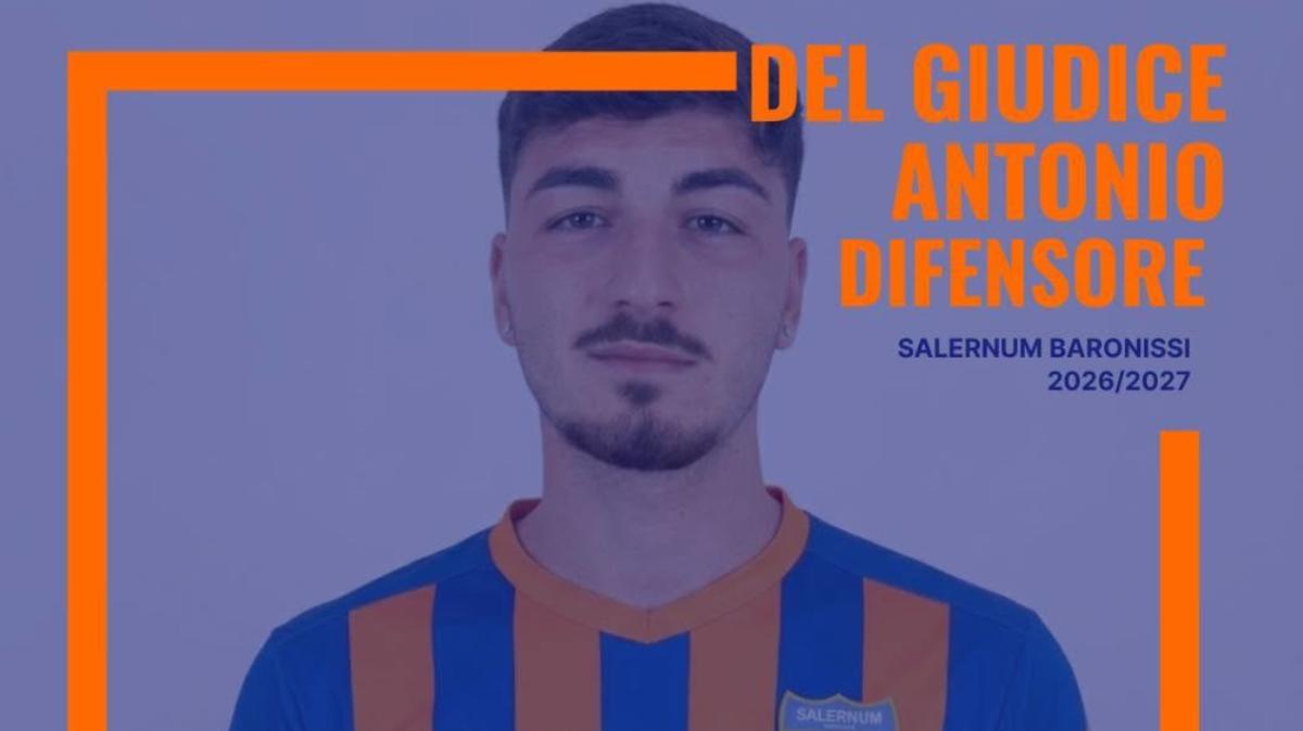 Salernum Baronissi ufficializza l'arrivo di Antonio Del Giudice