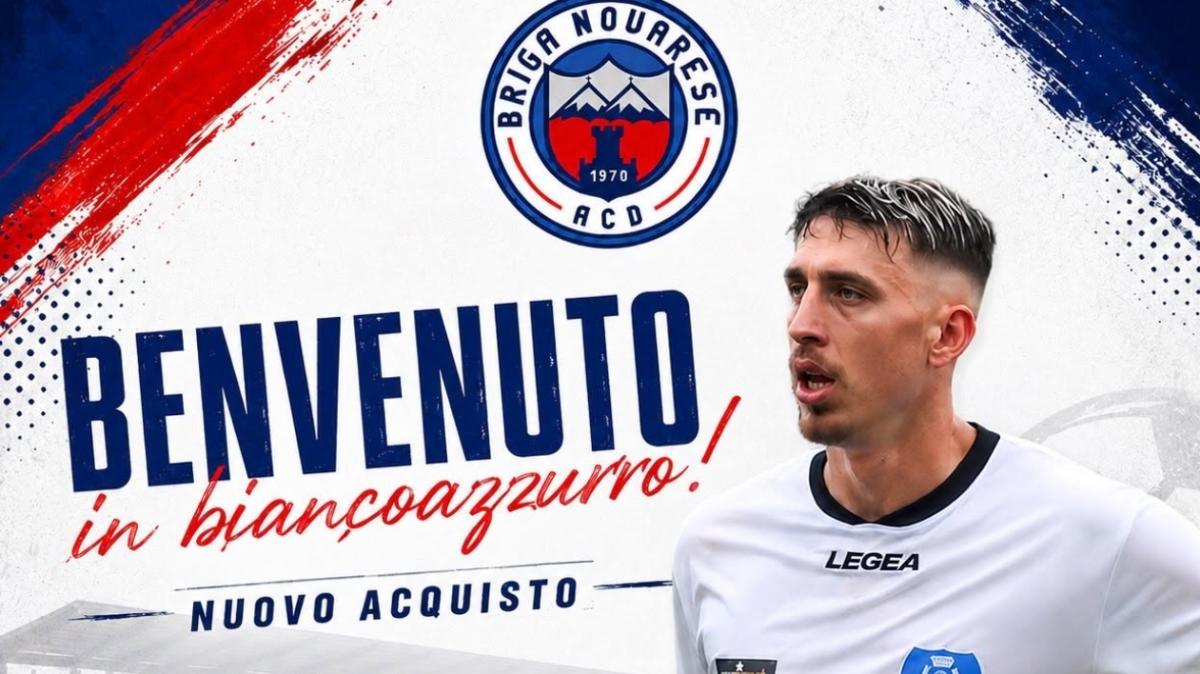 Briga Novarese, c'è l'arrivo in attacco di Alessandro Rogora