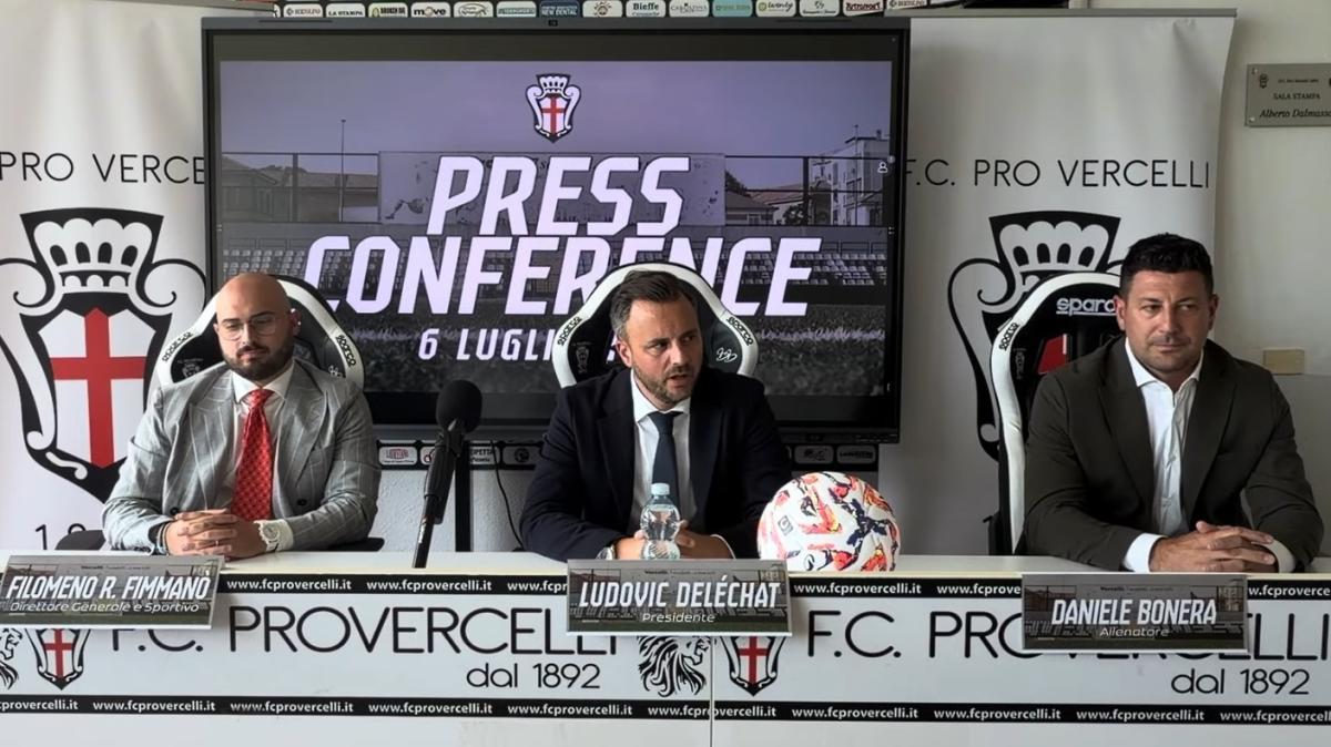 Pro Vercelli, Deléchat: «Questo è l'anno uno. Vogliamo i play-off»