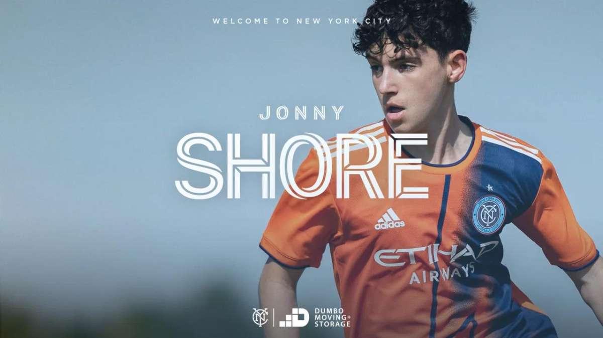 OFFICIAL - NYCFC Signs Midfielder Jonathan Shore to a Homegrown Contract