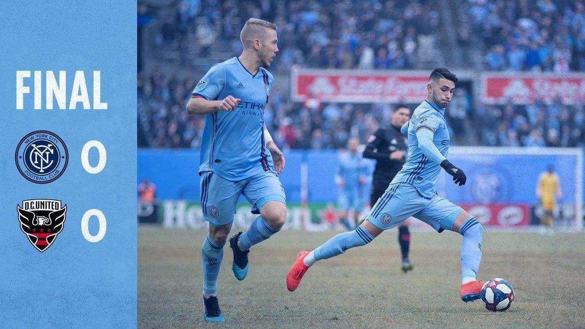 NYCFC vs D.C.United 0-0: Second Half Ends