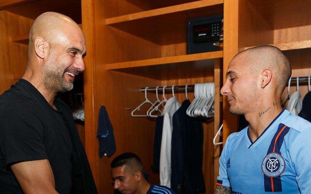 Pep Guardiola Congratulates Romanian Footballer Alexandru Mitrita After Scoring For New York City FC