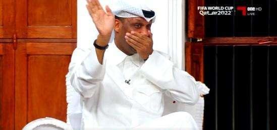 Germany out of the group stage, Qatar TV greets them with a hand in front of their mouth 