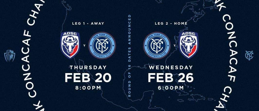 New York City FC’s 2020 Scotiabank Concacaf Champions League Dates Announced