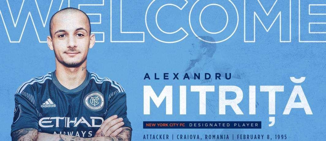 NYCFC Sign Romanian International Alexandru Mitriță