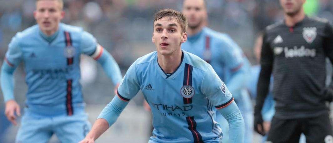 James Sands training with Bundesliga side Fortuna Dusseldorf
